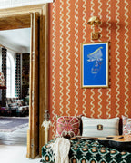 Vintage Ikat Wallpaper