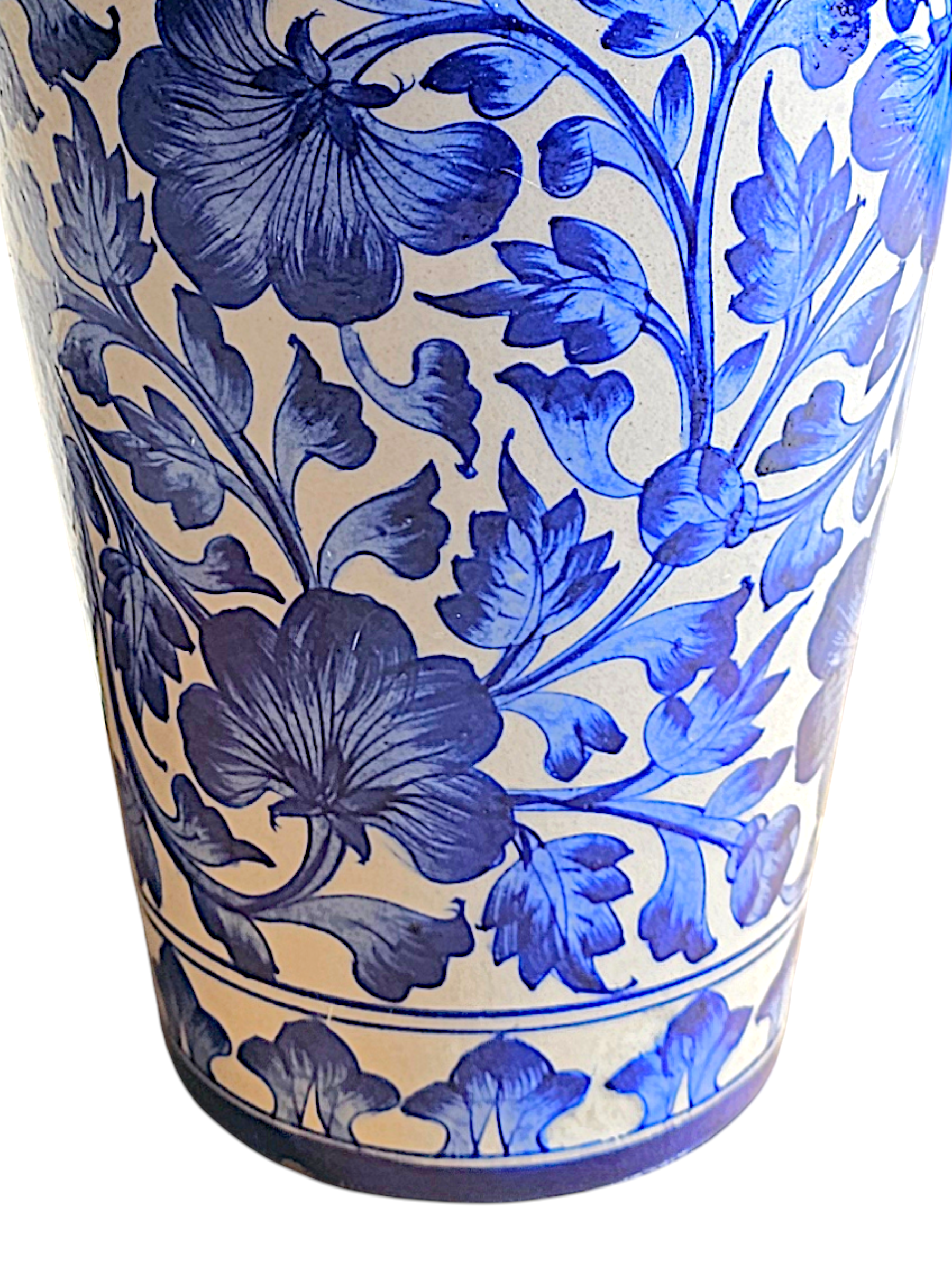 Artisan Blue Pottery Vase - Light Blue