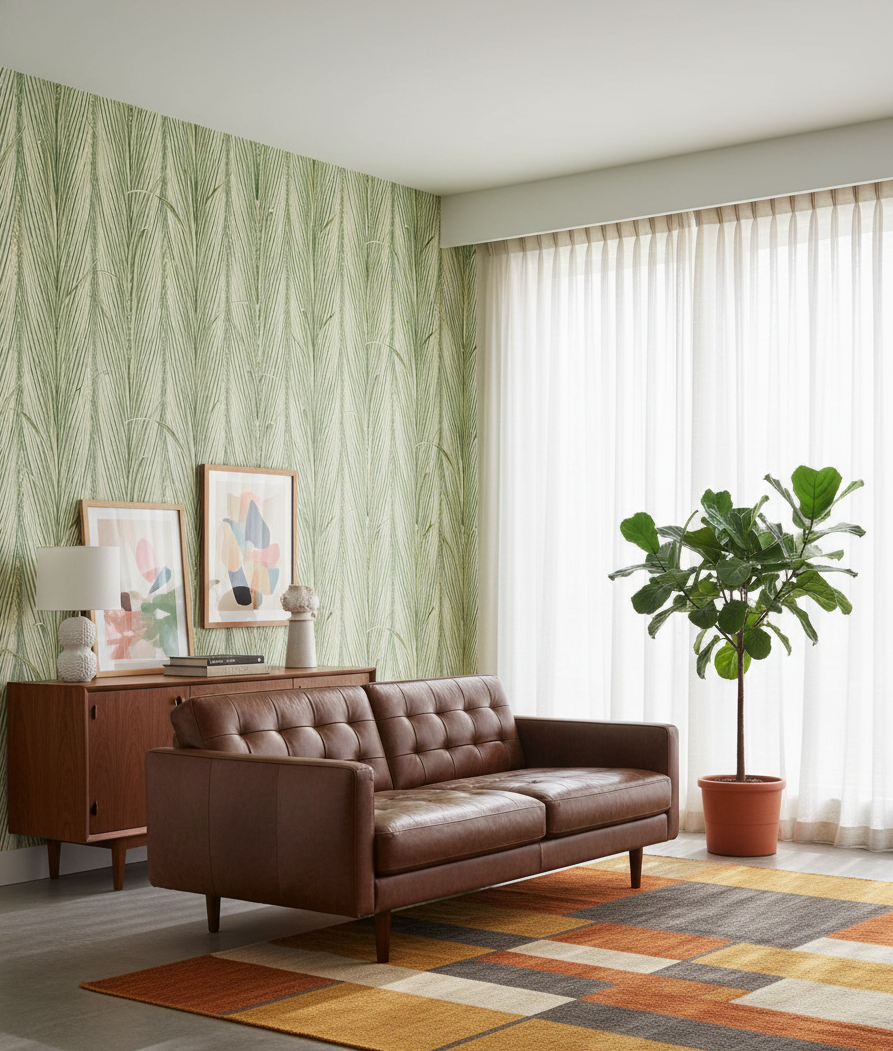 Danube Foliage Wallpaper