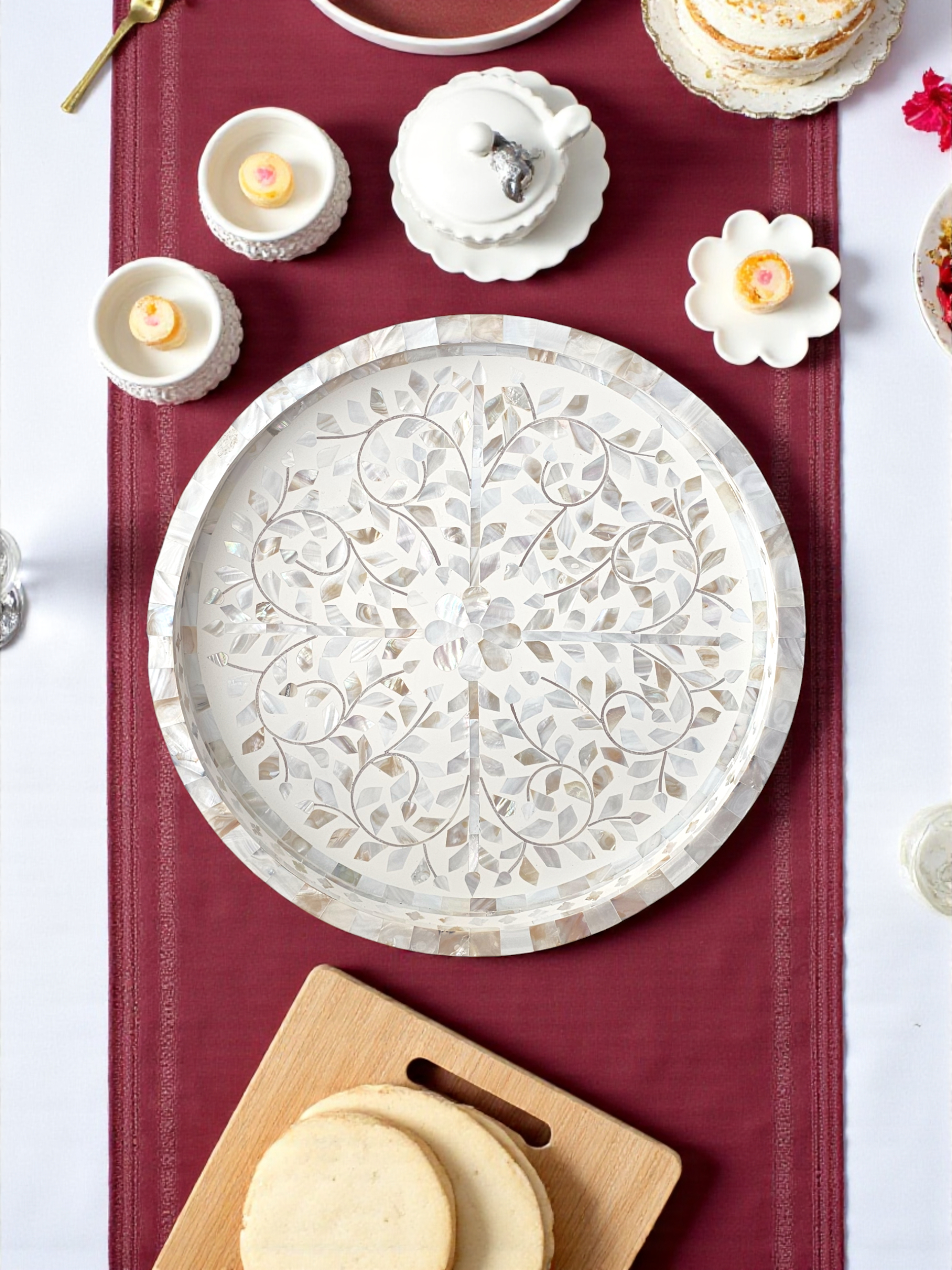 Mother of Pearl Inlay Tray