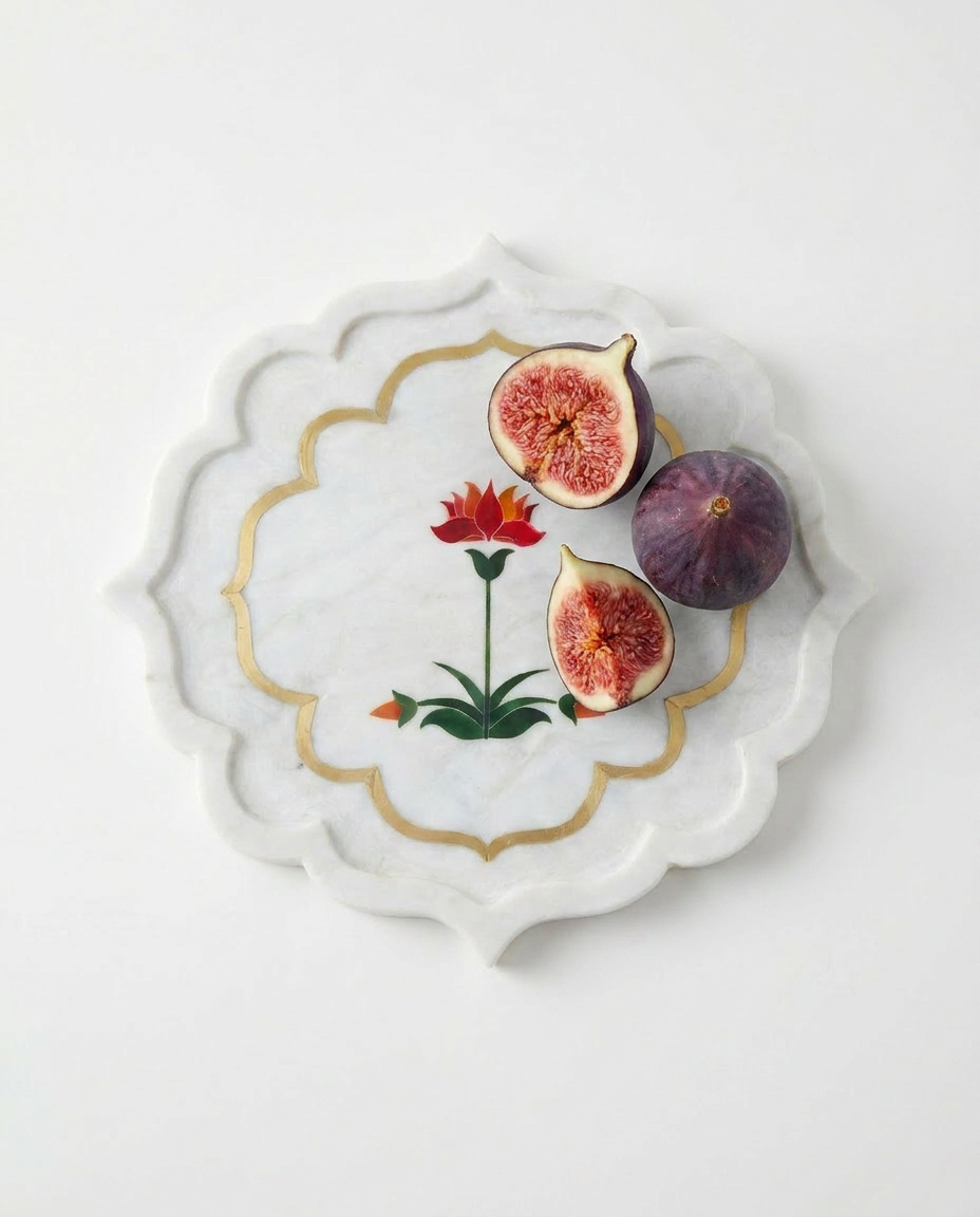 Marble Inlay Tray