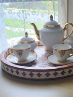 Artisan Wood Inlay Tray