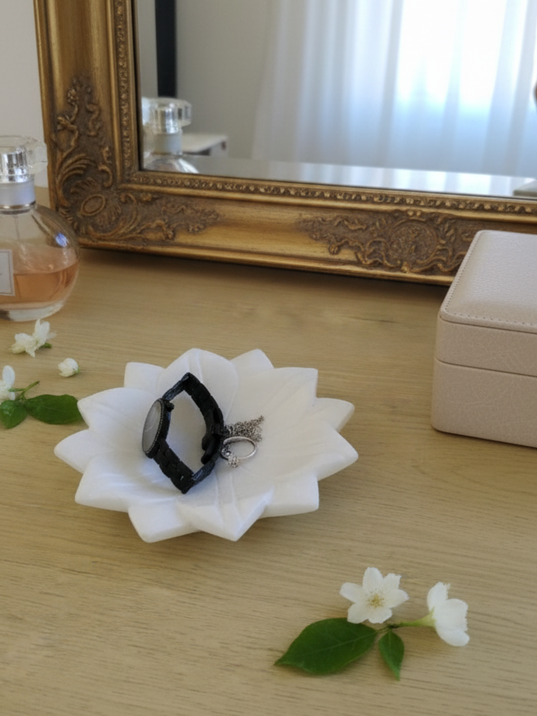 Marble Lotus Bowl - small