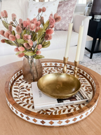 Artisan Wood Inlay Tray
