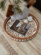 Artisan Wood Inlay Tray