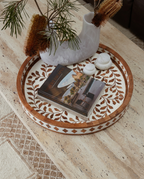 Artisan Wood Inlay Tray