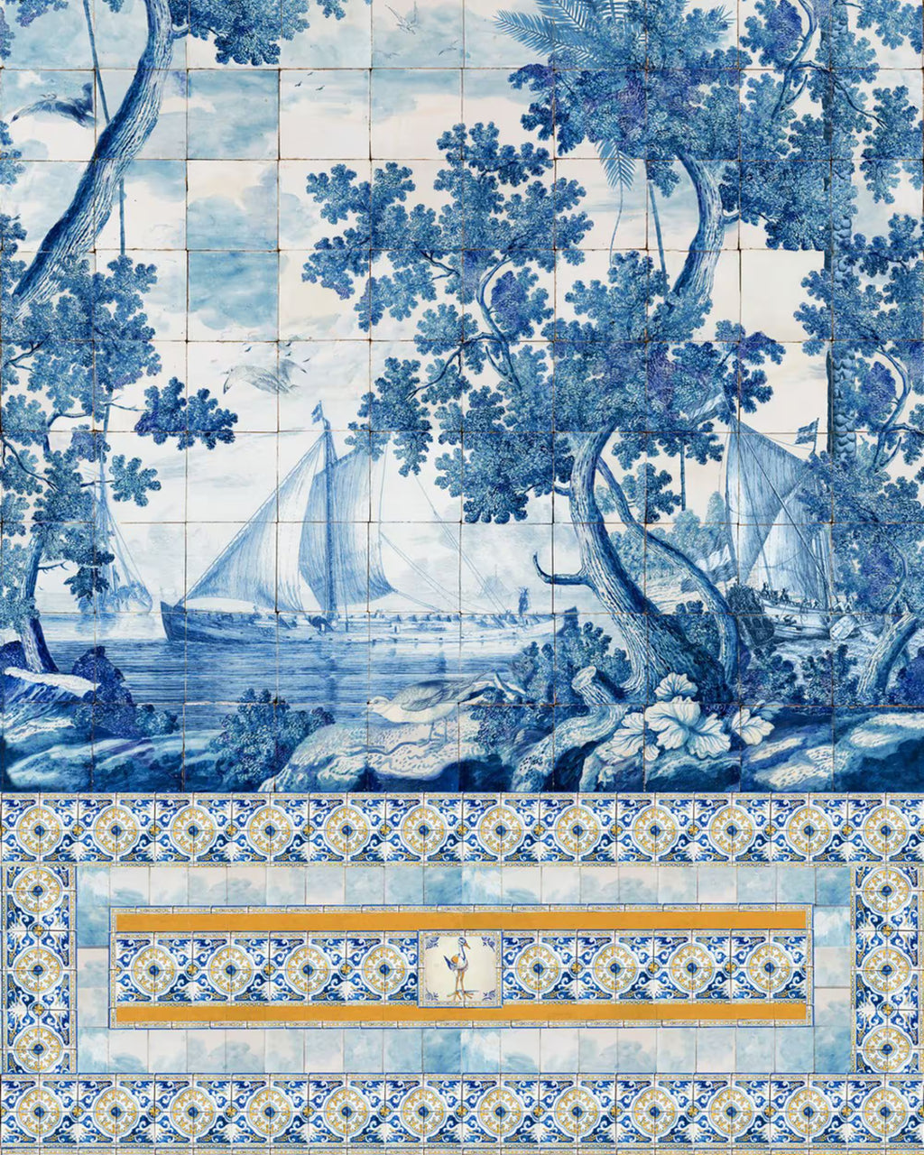 Azure Mural Wallpaper