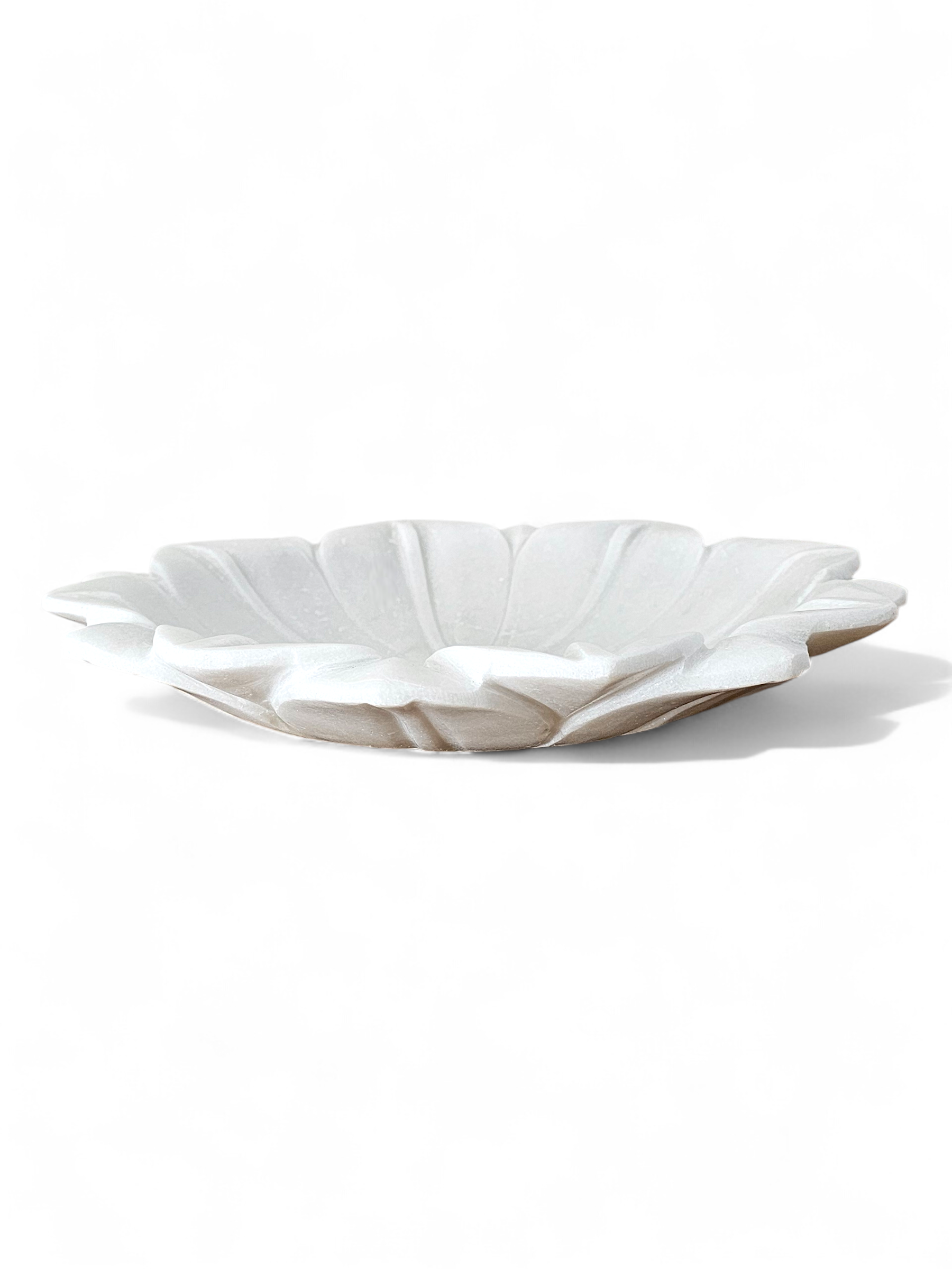 Marble Lotus Bowl