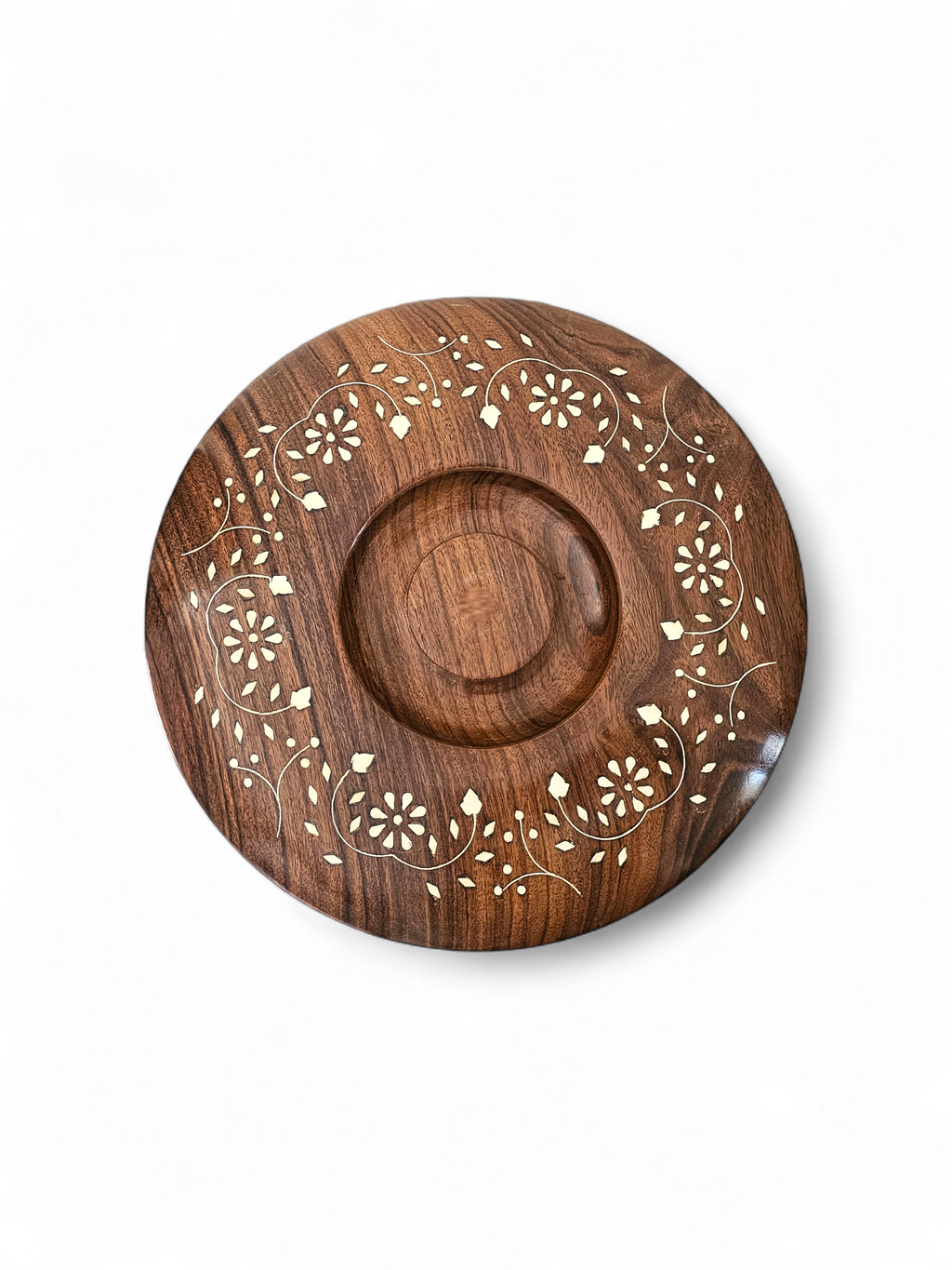 Handcrafted Wooden Inlay Spice Box