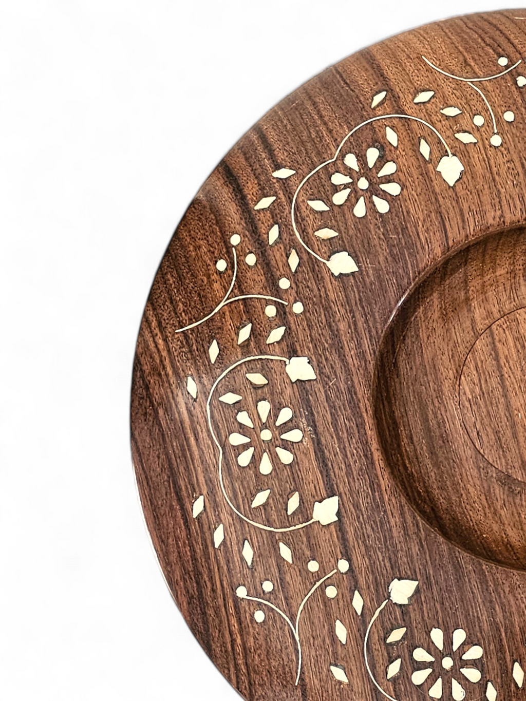 Handcrafted Wooden Inlay Spice Box