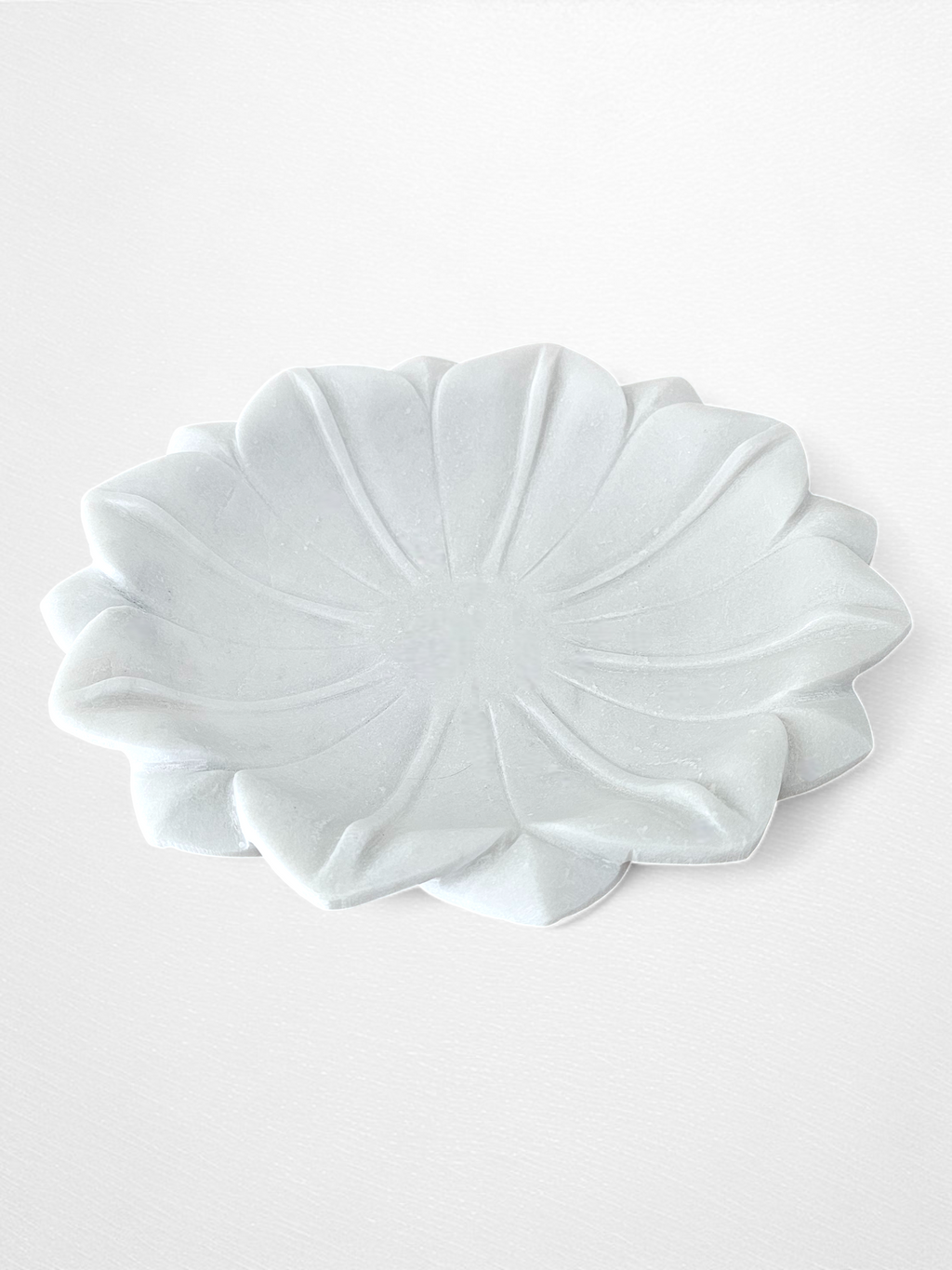 Marble Lotus Bowl