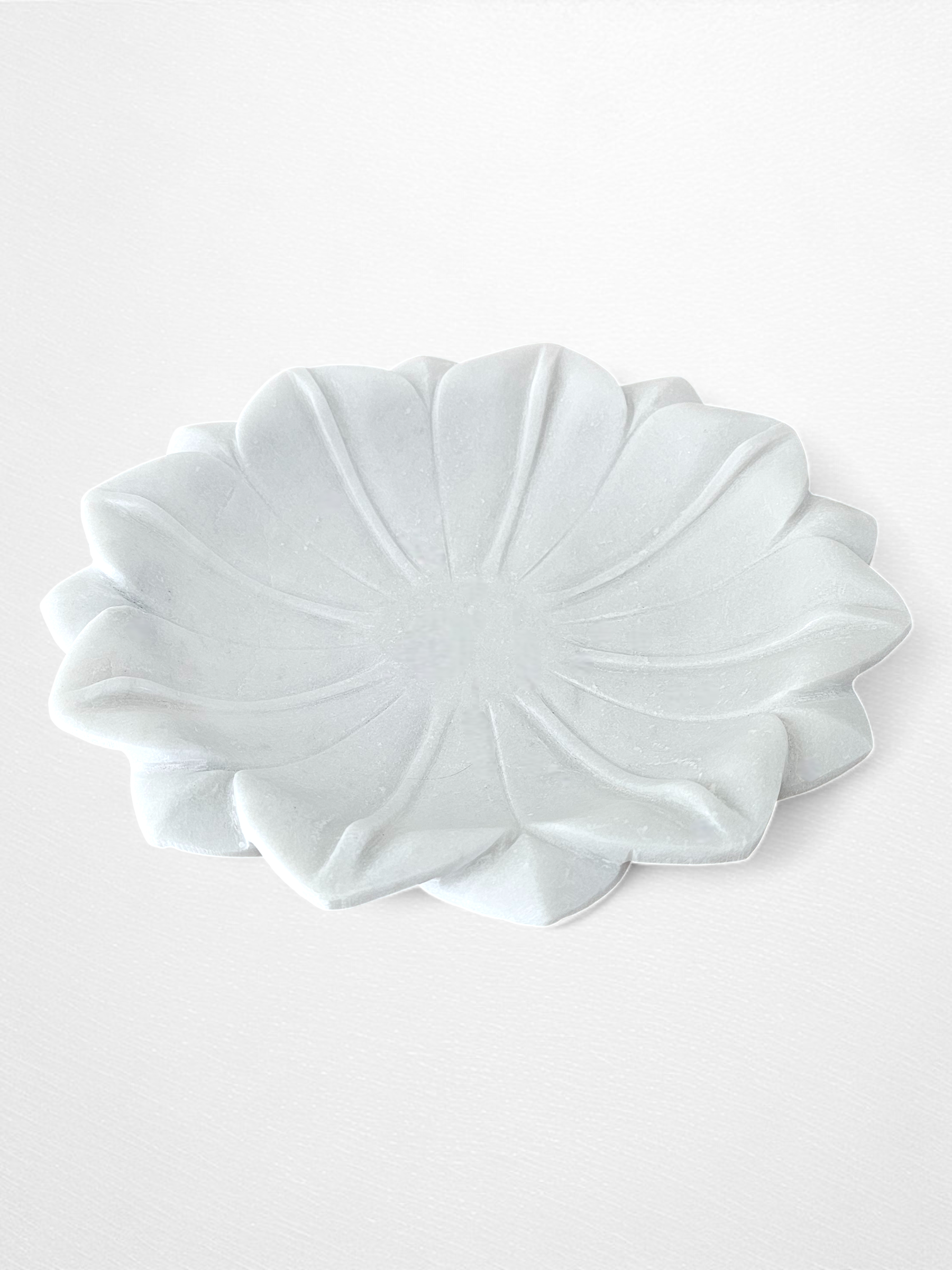 Marble Lotus Bowl