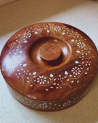 Handcrafted Wooden Inlay Spice Box
