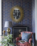 Ajrak Blue Wallpaper
