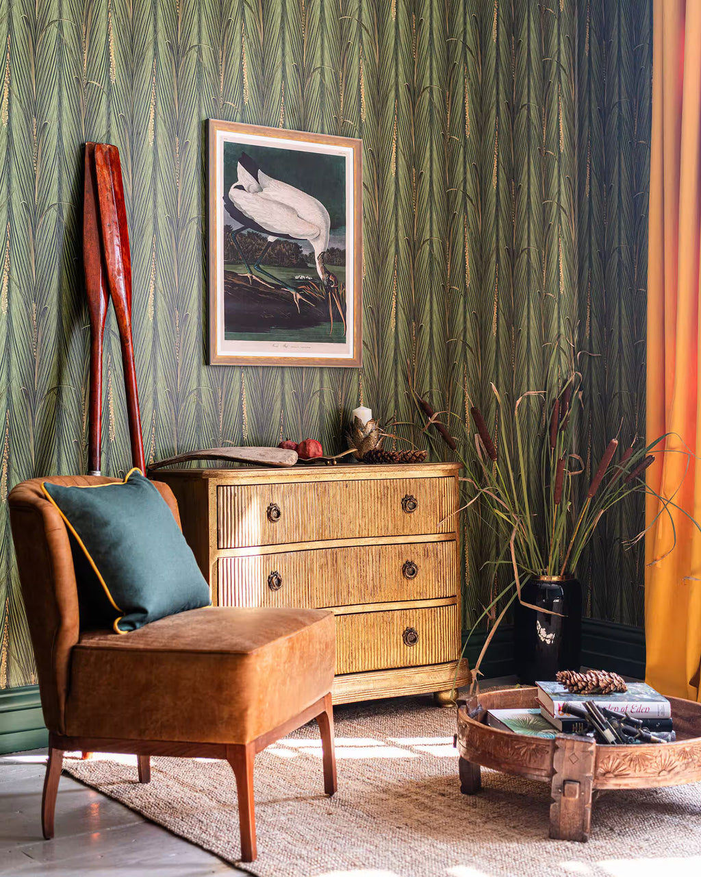 Danube Foliage Wallpaper